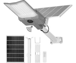 VEVOR Lampadaire solaire 900 000 LM, lampe de rue 12 000 W, avec capteur crépusculaire, projecteur LED solaire divisé avec télécommande sans fil, lampe de jardin, étanche IP65, pour allées et cours