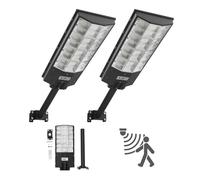 VEVOR Lampadaire solaire extérieur 8000W 450000lm – détecteur de mouvement, télécommande – IP67 lot 2