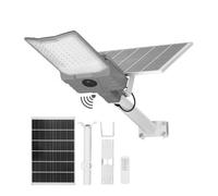 VEVOR Lampadaire Solaire Extérieur Séparé 12000 W Projecteur LED Solaire 900000 lm pour Allée Parking, Détecteur de Mouvement, Télécommande, Éclairage du Crépuscule à l'Aube, Étanche IP65, Lot de 1