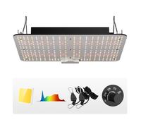 VEVOR 150W Lampe pour plantes LED à intensité variable 30x40x12cm Lampe pour plantes 50,000 heures plein spectre 19000lm flux lumineux Lampe de croissance 760nm longueur d'onde infrarouge Lumière pour