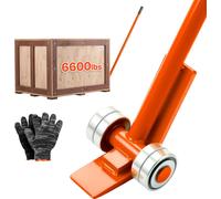 VEVOR Lève-charge, capacité de charge 2294 kg, longueur 1524 mm, lève-meubles avec gants, aide au transport avec jantes en acier pour meubles lourds, objets et blocs de béton, idéal pour les déménagem