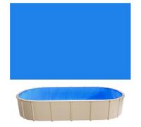 VEVOR Liner Piscine Hors-Sol Ovale 375x610 cm Hauteur Paroi 120 cm Film Intérieur de Piscine Épaisseur 0,4 mm pour Rénovation et Étanchéité, Système Unibead, en PVC, Anti-UV, Anti-Déchirure, Bleu