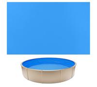 VEVOR Liner Piscine Hors-Sol Ronde Diamètre 350,5 cm Hauteur Paroi 120 cm Film Intérieur de Piscine Épaisseur 0,8 mm pour Rénovation Étanchéité, Système Unibead, en PVC, Anti-UV, Anti-Déchirure, Bleu