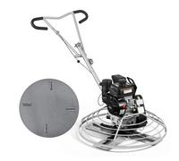 VEVOR Lisseuse à Béton Thermique 950 mm, Hélicoptère à Béton avec Plateau de Lissage, Moteur Kohler à Essence 5,2 kW, pour Finition de Sols en Ciment et Chape, Guidon de Commande, 4 Lames Réglables