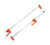 VEVOR Lot de 2 colliers de serrage parallèles de 127 cm pour le travail du bois, pinces F avec limite de charge de 500 kg, pression uniforme, plastique haute résistance et acier au carbone, pinces à