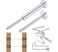 VEVOR Lot de 20 kits de rampes de câbles invisibles T316 Acier inoxydable 1/8" logement invisible et extrémité de goujon matricé pour rampes de câbles Tendeur matricé 1/8" pour poteaux en bois/métal M