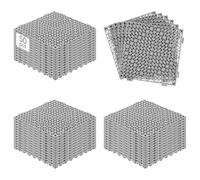 VEVOR Lot de 50 Dalles de Jardin Piscine 30x30x1,5 cm Gris Dalle Clipsable Ajourée Antidérapante en PVC Drainage Rapide Revêtements de Sol Extérieur Intérieur pour Terrasse Cuisine Spa Salle de Bain