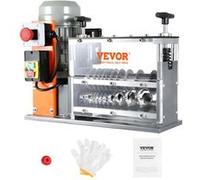 VEVOR Machine à Dénuder Électrique 750W Dénudeur Câble Cuivre 1,5 à 32 mm 10 Canaux Bleu