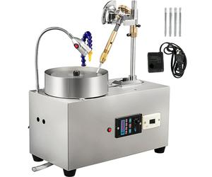 VEVOR Machine à facettes pour pierres précieuses, 6 pouces, polisseur de bijoux, polisseur de pierres, machine à tailler les pierres précieuses, machine à tailler et à polir lapidaire, équipement lapi