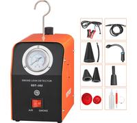 VEVOR Machine à fumée automobile 15 psi Machine à fumée Détecteur de fuites 15 L/min Machine à fumée Appareil de test 19,6 cm³ de volume de liquide, testeur de fuites de voiture Détecteur de fuites de