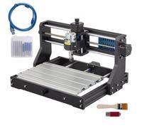 VEVOR Machine à Graver CNC 3018 Pro Graveur CNC avec Zone de Travail 30 x 18 x 4,5 cm Commande GRBL Haute Précision, Machine de Gravure 3 Axes pour Sculpture, Fraisage, Plastique, Acrylique, PVC, Bois