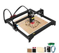 VEVOR Machine à Graver Laser Mini Graveur Laser CNC 5,5 W Zone de Travail 410x400 mm Machine Gravure Laser Compatibilité Forte Haute Précision pour Graver Papier Bois Cuir Tissu Plastique Acrylique
