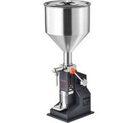 VEVOR Machine de Remplissage Liquide en Acier Inox Manuelle 50ML Pour Shampoing Miel Noir