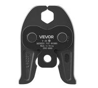 VEVOR Mâchoire de Sertissage 22 mm Mâchoire à Sertir pour Tuyaux en Acier Inoxydable Type V, Mâchoires en Acier Cémenté de Haute Résistance, Compatibles avec Outils de Sertissage Électriques Standard