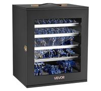 VEVOR Mallette de Rangement pour Figurines Magnétiques Warhammer 40k, Format 1000-1500 Points, Mallette de Transport en Bois pour Collection Miniatures, 5 Plateaux Magnétiques, Figurines Non Incluses
