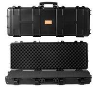 VEVOR Mallette Pour Armes Longues 109cm 3 Couches de Mousse Valise Verrouillable