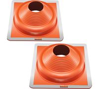 VEVOR Manchette en 2 parties pour tube AD 170-355 mm, silicone traversée de toit, bride d'étanchéité pour toit -74°C-225°C, socle métallique