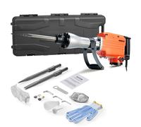 VEVOR Marteau de démolition 2200 W 66 J 1350 BPM, 2 burins, poignée rotative 360° anti-vibration