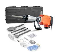 VEVOR Marteau de démolition 2200 W 66 J 1350 BPM Poignée rotative 360° 4 burins Anti-vibration