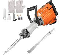 VEVOR Marteau Piqueur électrique 1500 W Marteau de Démolition Perforateur de Haute Résistance Burineur Fréquence d'Impact de 1450-1900 coups/min
