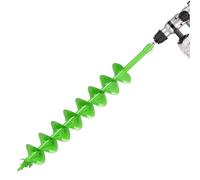 VEVOR Mèche Tarière pour Perceuse φ 20 mm, Foret Tarière de Plantation 100 x 790 mm, Outil Robuste pour Plantation de Bulbes, Accessoires de Perçage pour Clôtures de Jardin et Creuser des Trous Sol