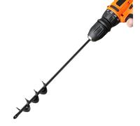 VEVOR Mèche Tarière pour Perceuse, 40 x 420 mm, Foret Tarière de Plantation, avec Tige Hexagonale, Accessoire de Perçage Robuste pour Plantation de Bulbes, Clôtures de Jardin, Creuser des Trous Sol