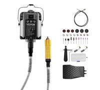 Ponceuse à arbre flexible VEVOR, 1000 W, 30.000 tr/min, outil rotatif, ponceuse suspendue multifonctionnelle pour graver, polir, percer et polir