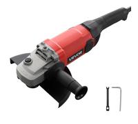VEVOR Meuleuse d'angle électrique 2000W, meuleuse de découpe 230mm, 6500 tr/min, pour découper et meuler le métal, avec câble d'alimentation, protection réglable et poignée. Disques non inclus