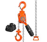 VEVOR Mini Palan à Levier à Chaîne Cliquet Manuel G80 Capacité Levage 0,25T 2,8m