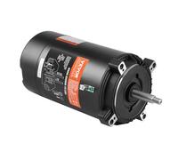 VEVOR Moteur de pompe de piscine 1 CV 56J, 115 V (9,8 A)/230 V (4,9 A) 3450 tr/min, facteur de service 1,4, condensateur 90 μF/250 V, moteur de remplacement à bride ronde à rotation CCW pour piscines