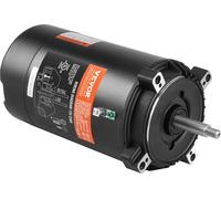 VEVOR Moteur de pompe de piscine 1 CV 56J, 115 V (9,8 A)/230 V (4,9 A) 3450 tr/min, facteur de service 1,4, condensateur 90 μF/250 V, moteur de remplacement à bride ronde à rotation CCW pour piscines