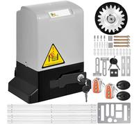 VEVOR Ouvre-Porte Coulissant, 600kg, Ouvre Portail Automatique 4 m avec Télécommandes, Moteur de Portail Électrique pour Allée Roulante, Kit Système Sécurité Opérateur de Portail