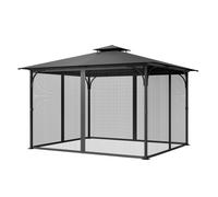 VEVOR Moustiquaire pour Tonnelle Jardin de 304,8x396,2x207,3 cm Filet Uniquement