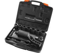 VEVOR Multiplicateur de couple 6800 Nm, Multiplicateur de couple 1:64, Multiplicateur de couple 25,4 x 25,4 mm, Multiplicateur de couple Jeu de clés de roue 21# Carrées 24/27/30/32/33/38 mm Tournevis