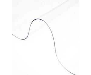 VEVOR Nappe épaisse, 279,9 x 116,8 cm, protection de table épaisse et transparente, nappe en PVC transparent, protection du plateau de table, nappe de 2 mm d'épaisseur, coussin de table rectangulaire 