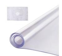 VEVOR Nappe Rectangle Transparente 106,7x152,4 cm Épaisseur 2 mm, Film de Table Transparent en PVC, Imperméable et Facile à Nettoyer, Protection de Table pour Bureau, Cuisine Restaurant Salle à Manger