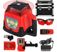 VEVOR Niveau Laser Rotatif Autonivelant, Laser Rouge, Horizontal Vertical | Balayage 360°, Distance de Travail 500 m, Auto-Alignement pour Construction Extérieure, Installation, Décoration Intérieure