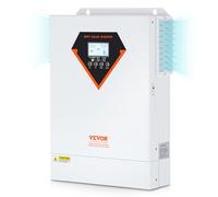 VEVOR Onduleur Hybride 5500 W Onduleur Solaire Hybride Chargeur Hors Réseau à Onde Sinusoïdale Pure 230 V CA avec Contrôleur de Charge Solaire MPPT 100 A Intégré, Charge Hybride, Utilitaire, Solaire