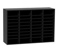 VEVOR Organisateur De Bureau 100x30,5x68cm 36 Compartiments Étagère Réglable 2,3-5,5cm Noir