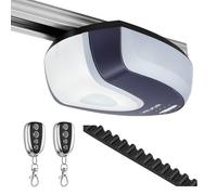 VEVOR Ouvre-Porte de Garage 600 N, Motorisation Porte de Garage à Courroie, pour Garage Résidentiel, Système de Rail en 4 Sections, 2 Télécommandes, Éclairage LED, Commande à une Touche en Voiture