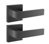 VEVOR Paire de Poignée de Porte sans Trou Béquille de Porte Décorative Réversible Droite-Gauche Poignée de Tirage/Poussée Unilatérale Sans Verrou Ni Loquet Non Tournante pour Meuble Placard Garde-Robe