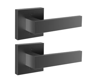 VEVOR Paire de Poignée de Porte sans Trou Béquille de Porte Décorative Réversible Droite-Gauche Poignée de Tirage/Poussée Unilatérale Sans Verrou Ni Loquet Non Tournante pour Meuble Placard Garde-Robe