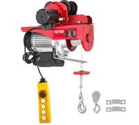 VEVOR Palan à Câble Électrique 220 V Palan Électrique à Chaîne, Charge Nominale 1000 kg, 1800 W avec Télécommande Filaire 1,4 m, pour Atelier, Garage, Entrepôt, Industrie, Levage de Charges Lourdes