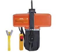 VEVOR Palan Électrique à Chaîne Capacité 499kg Avec Chaîne G100 Télécommande Filaire Noir et Orange