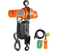 VEVOR Palan électrique à chaîne monophasé 998 kg 1000 W – hauteur 3 m télécommande filaire 3 m