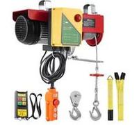 VEVOR Palan Électrique Charge Double Câble 1000 kg Commande Filaire & Sans Fil