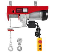 Palan Électrique-VEVOR-Charge 1200 kg-Télécommande Filaire 4,2 m-Palan Élévateur pour Garage, Entrepôt, Usine