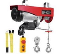 VEVOR Palan Électrique Charge Double Câble 1200kg avec Télécommande Filaire 4,2m