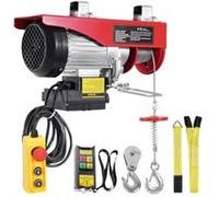 VEVOR Palan Électrique Charge Double Câble 600kg Télécommande Filaire & Sans Fil