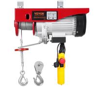 VEVOR Treuil électrique 1760 lbs 230 V – télécommande filaire 14 pieds – hauteur de levage 40 pieds